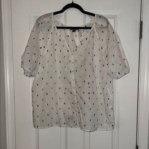 Cute embroidered top for your next rodeo!